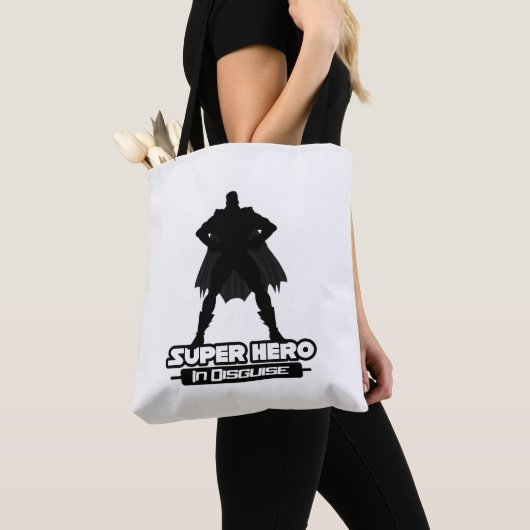Tote Bag Super Héros déguisé (De près)