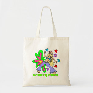 Tote Bag Super Hippie Maman Fleurs psychédéliques