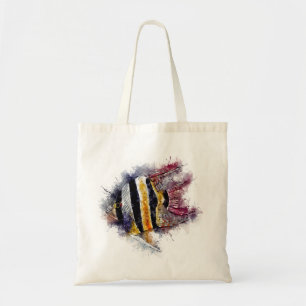 Tote Bag Super mignonne AngelFish Aquarelle Aquarium idée c