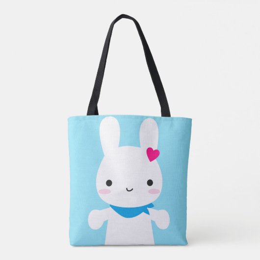 Tote Bag Super mignonne Kawaii Bunny (Dos)
