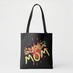 Tote Bag SUPER MOM drôle idée cadeau de jour de la mère