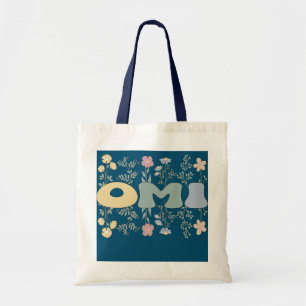 Tote Bag Super Omi Grand-mère Fleurs Omi Grand-mère