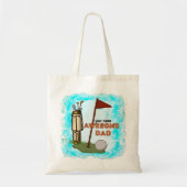 Tote Bag Super Papa de Golf (Devant)