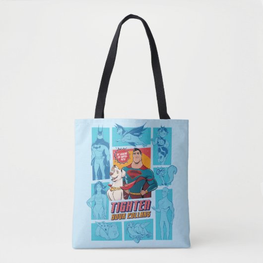 Tote Bag Super Pets & Justice League - Serrez vos colliers (Devant)