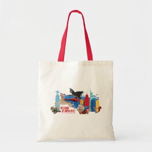 Tote Bag Super-Pets Patrolling Metropolis (Devant)
