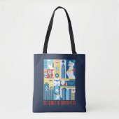 Tote Bag Super Powered Pack Art Déco Metropolis (Devant)
