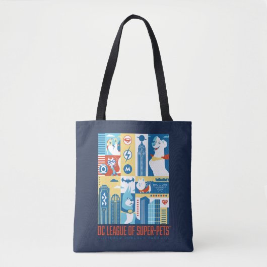 Tote Bag Super Powered Pack Art Déco Metropolis (Devant)