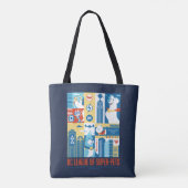 Tote Bag Super Powered Pack Art Déco Metropolis (Dos)