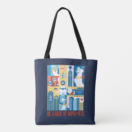 Tote Bag Super Powered Pack Art Déco Metropolis (Dos)