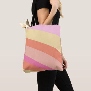 Tote Bag Super Retro Stripes Seventies