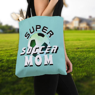 Tote Bag Super Soccer Maman Sport Mère fête des mères