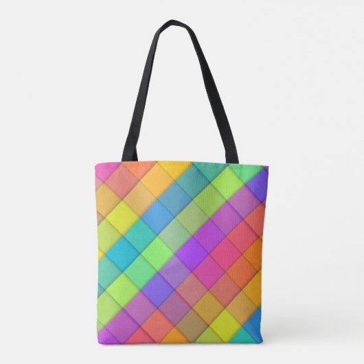 Tote Bag Super Super brillant coloré (Dos)