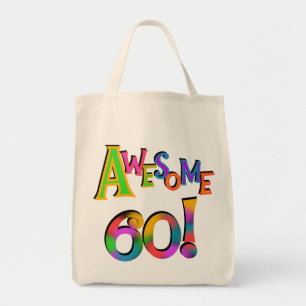 Tote Bag Superbe 60 T-shirts et cadeaux d'anniversaire