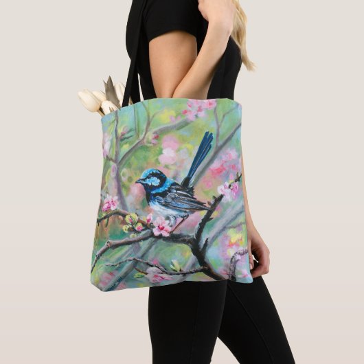 Tote Bag Superbe Fairy Wren - (De près)