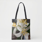Tote Bag Superbe fleur de fleur de citron naturel (Devant)