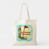 Tote Bag Superbe Grandpa Golf (Dos)