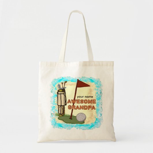 Tote Bag Superbe Grandpa Golf (Devant)