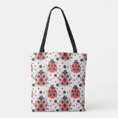 Tote Bag Superbe Ladybug Party (Dos)