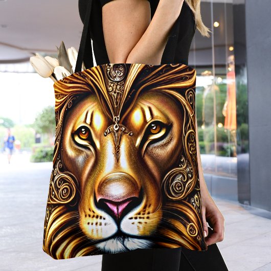 Tote Bag Superbe Lion d'Or