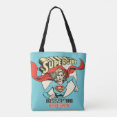 Tote Bag Supergirl fait tout mieux que toi (Dos)