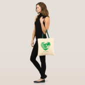 Tote Bag Supergirl Floral Peace Heart Graphisme (Devant (modèle))