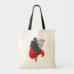 Tote Bag Supergirl Hovering en costume bleu