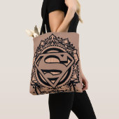 Tote Bag Supergirl Mandala Graphic (De près)