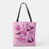 Tote Bag Superhero ILY - ASL Design (Dos)
