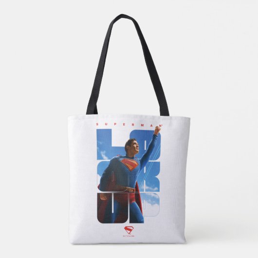 Tote Bag Superman regarde Pose (Dos)