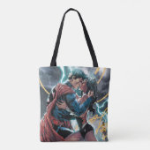 Tote Bag Superman/Wonder Woman Comic Art promotionnel (Dos)