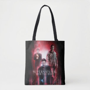Tote Bag Supernatural Crowley, Dean et Sam