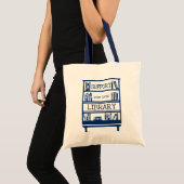 Tote Bag Support Your Local Library - Book Lover's (Devant (produit))