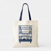 Tote Bag Support Your Local Library - Book Lover's (Dos)
