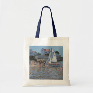 Tote Bag Sur blanc Mer France de Palais de voilier