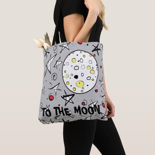 TOTE BAG SUR LA LUNE (De près)