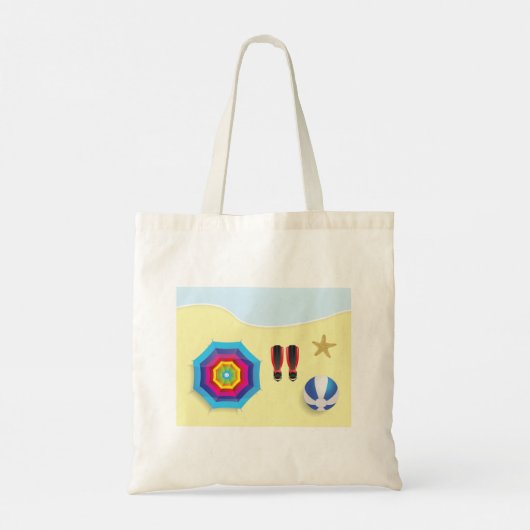 Tote Bag Sur La Plage (Dos)