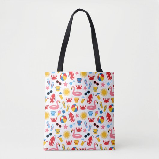 Tote Bag Sur la plage (Devant)