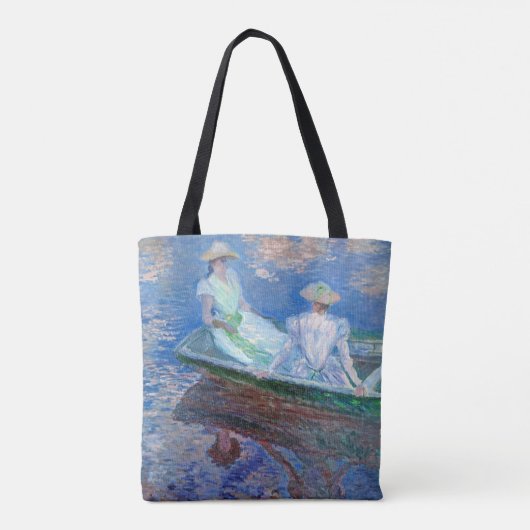 Tote Bag Sur le bateau, Monet (Dos)