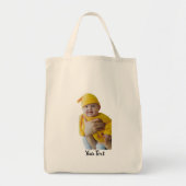 Tote Bag Sur mesure - Ajouter une photo et un texte (Devant)