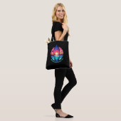Tote Bag Surf au coucher du soleil (Sur le modèle)