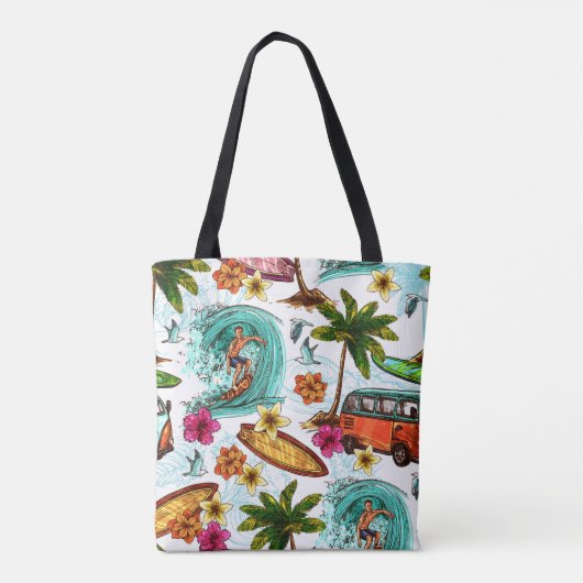 Tote Bag Surf cool motif (Dos)