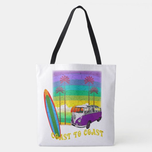 Tote Bag Surf d'un océan à l'autre (Devant)