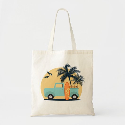 Tote Bag Surf Retro (Devant)