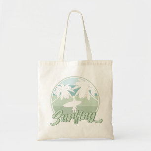 Tote Bag Surf Retro Surfboard Surfboard Cadeau