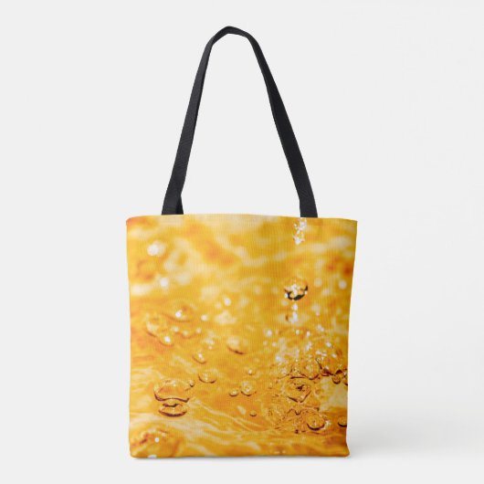 Tote Bag Surface propre liquide ondulée d'eau (Dos)