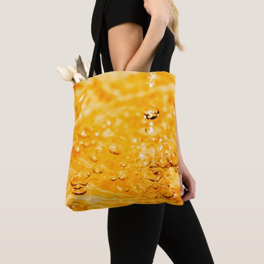 Tote Bag Surface propre liquide ondulée d'eau (De près)