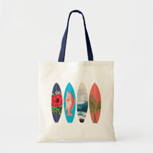 Tote Bag Surfboards colorés rétro