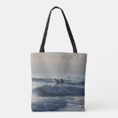 Tote Bag Surfer attend (Dos)