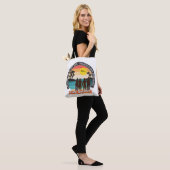 Tote Bag Surfer ensemble - Gardez votre équilibre (Sur le modèle)
