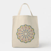 Tote Bag Surfer girl Mandala Female Surfer (Dos)
